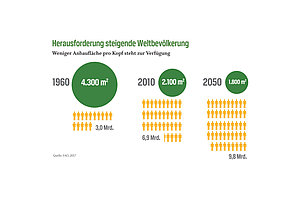 Steigende Weltbevölkerung